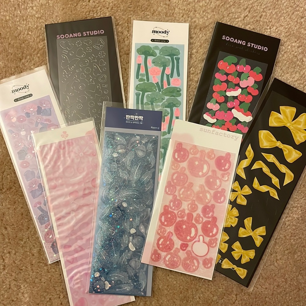 8 Sticker Sheets